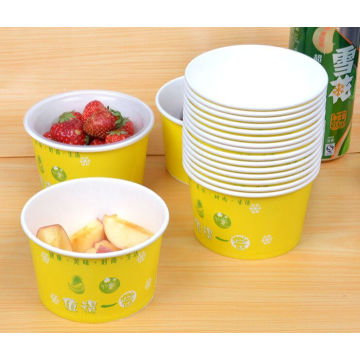 Customized Cheap Disposable Paper Soup/Dumpling Bowl with Lid